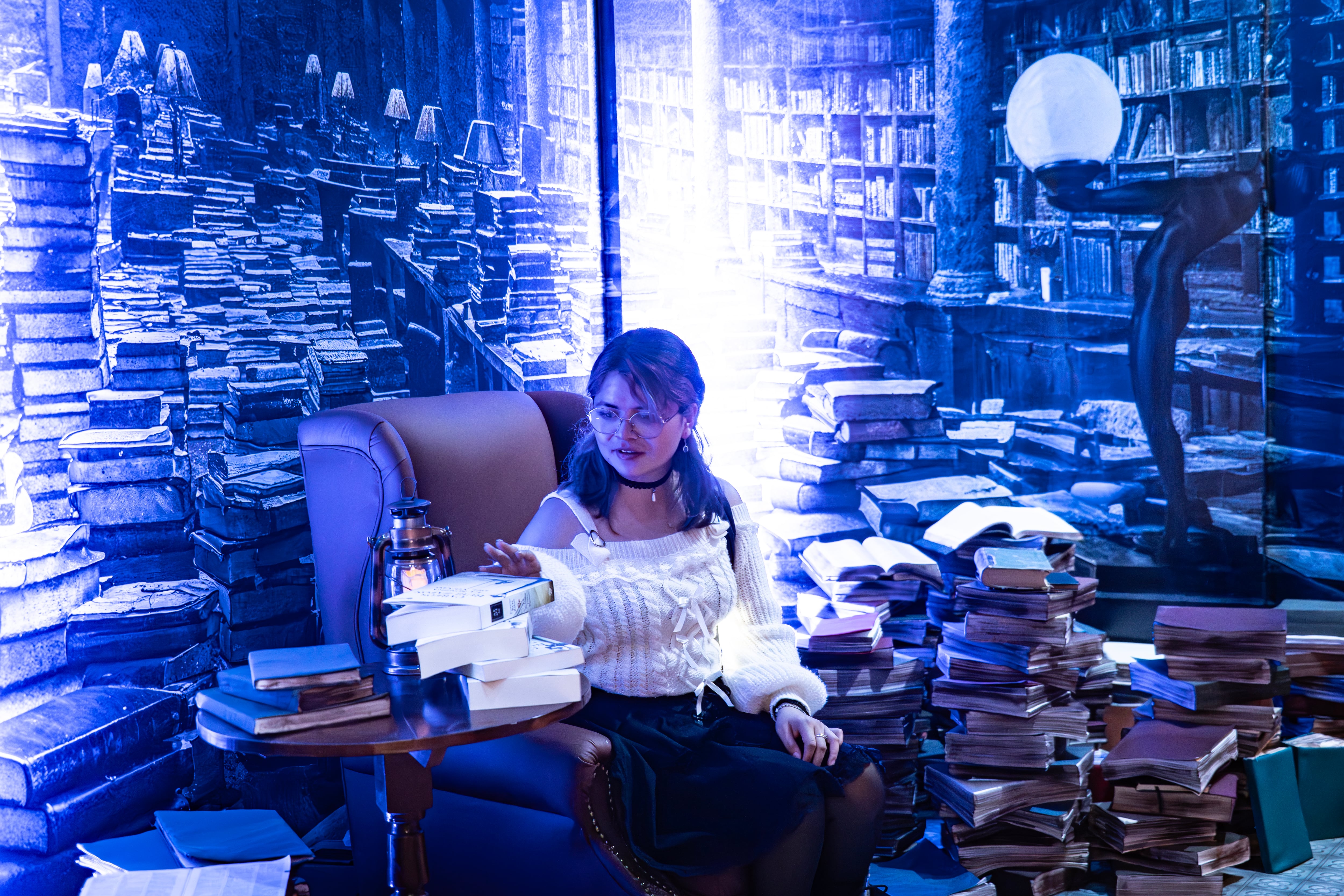 El stand dedicado a Carlos Ruíz Zafón.