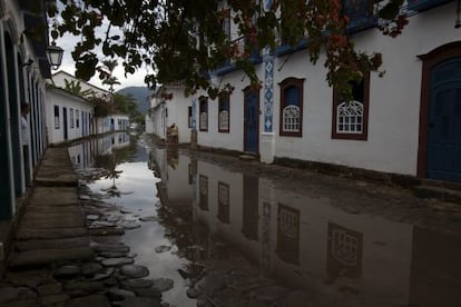 O centro histórico de Paraty, patrimônio tombado pelo IPHAN.