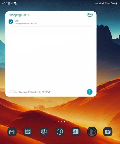 Widget compra Alexa