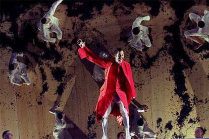 Representación de la ópera 'Mitridate, Rey de Ponto", de Mozart, en el Festival de Salzburgo.