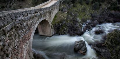 El puente de la Marmota, en Colmenar Viejo.