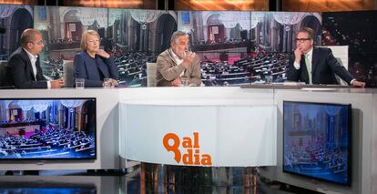 El programa '8 al dia', de Josep Cuní, a la cadena 8TV del Grup Godó.