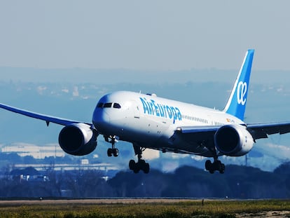 Un avión 787 Dreamliner de Air Europa.