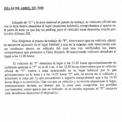 Parte del 4 de abril de 2008.