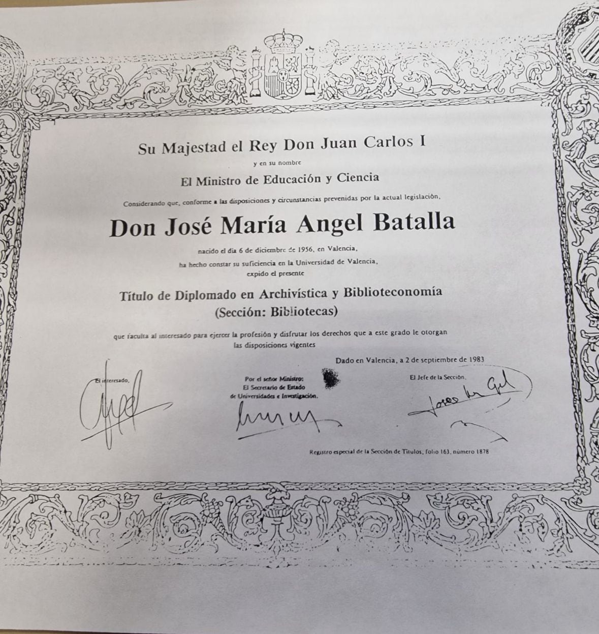 El título que denuncia la comisión Antifraude de Valencia al que ha tenido acceso EL PAÍS. 