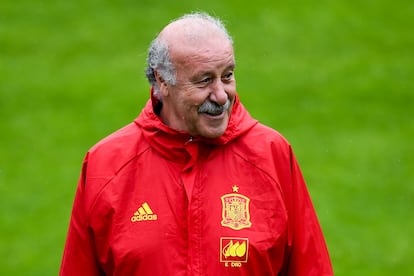 Vicente Del Bosque. en una imagen durante su etapa como seleccionador de España.