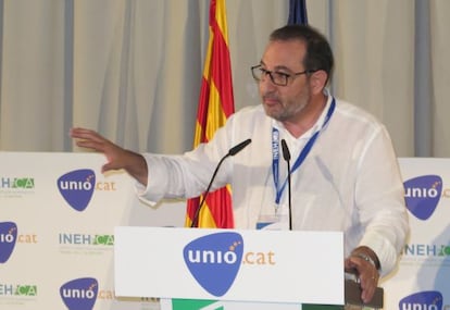 Ramon Espadaler en la convención programática del sábado.