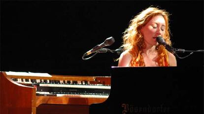 Un momento de la actuación de Tori Amos en Montreux.