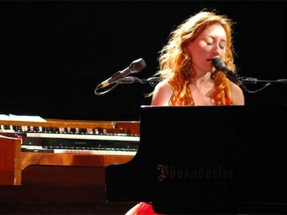 Un momento de la actuación de Tori Amos en Montreux.