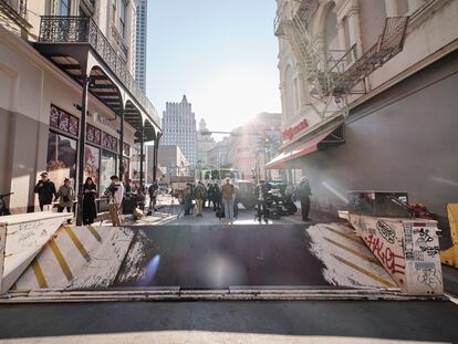 La calle Bourbon, reabierta tras el atentado de Año Nuevo en Nueva Orleans en el que murieron catorce víctimas y más de treinta personas resultaeon heridas