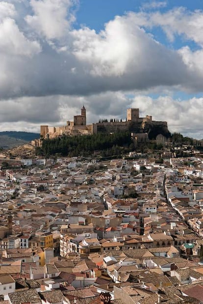 Alcalá la Real, en Jaén, con la fortaleza de La Mota.