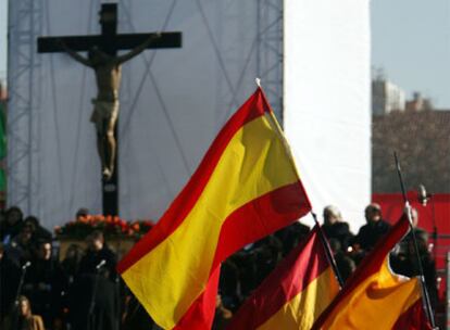 Manifestación en favor de la familia cristiana el pasado mes de diciembre en Madrid.