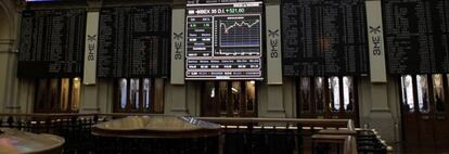 La Bolsa española y su principal índice, el IBEX 35.
