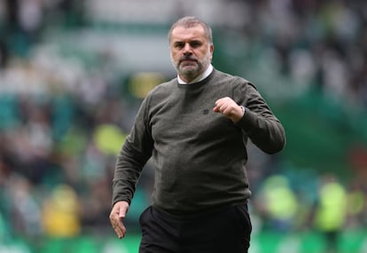 El entrenador del Celtic, Ange Postecoglou, el pasado sábado tras ganar 4-0 al Rangers.