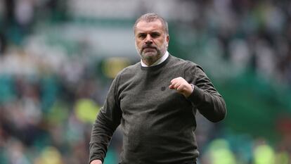 El entrenador del Celtic, Ange Postecoglou, el pasado sábado tras ganar 4-0 al Rangers.