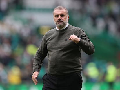 El entrenador del Celtic, Ange Postecoglou, el pasado sábado tras ganar 4-0 al Rangers.