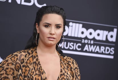 Demi Lovato en los premios Billboard de 2018, en Las Vegas.