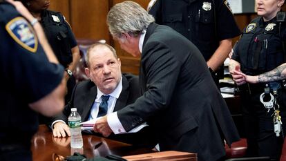 Harvey Weinstein, en el Tribunal Supremo estatal Nueva York, el 11 de octubre de 2018