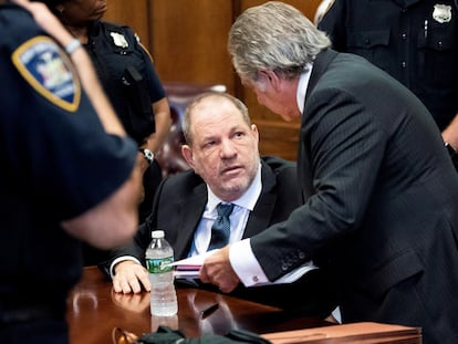 Harvey Weinstein, en el Tribunal Supremo estatal Nueva York, el 11 de octubre de 2018
