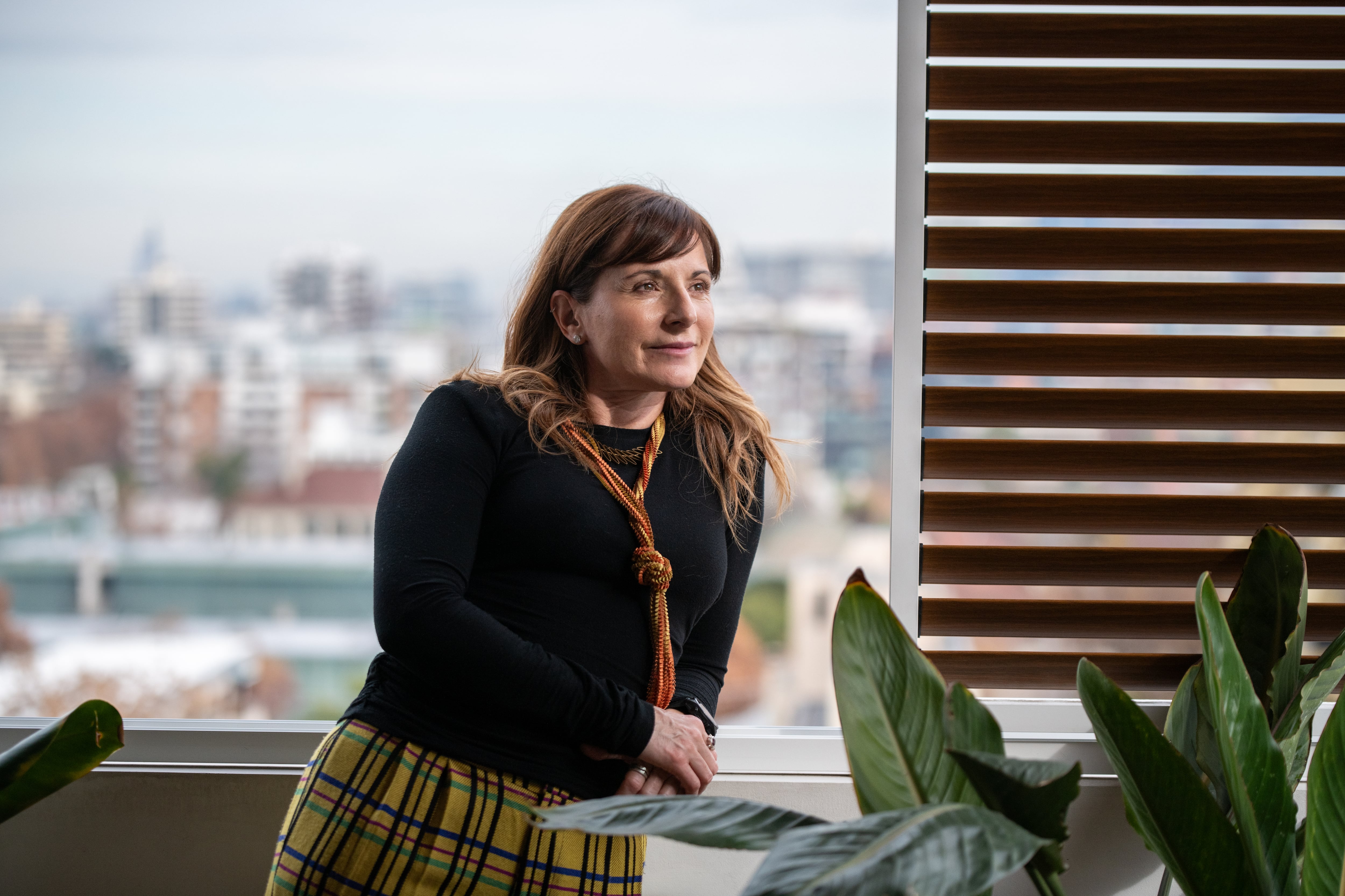 María Pérez, líder en ciencias de datos, en su departamento en Santiago, el 17 de junio del 2025.