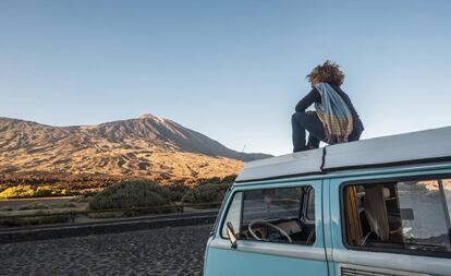 Vista del Teide (3.718 metros), en la isla de Tenerife.