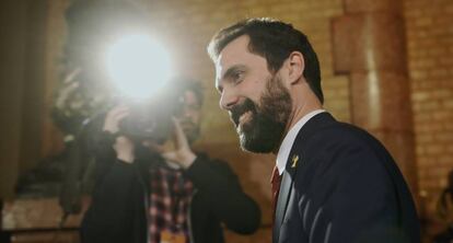 Roger Torrent, aquest dimarts al Parlament.