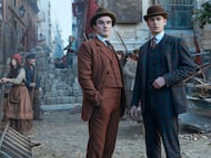 Protagonistas de la serie El joven Sherlock