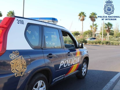 Coche de la Policía Nacional.