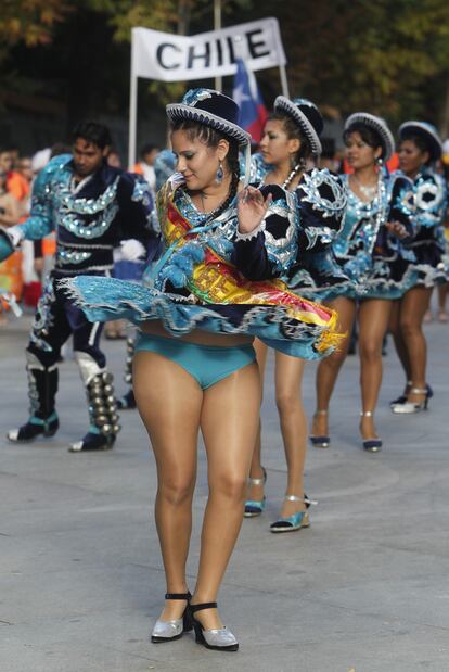 Bailarinas de Bolivia.