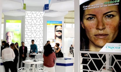 Stands del 45 Congreso de Dermatología.