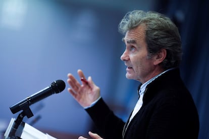 Fernando Simón, the director of the Health Ministry’s Coordination Center for Health Alerts, at a press conference on Thursday.