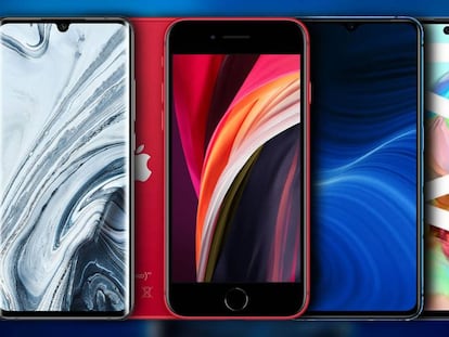 Comparativa entre el nuevo iPhone SE y su competencia (por precio) en Android