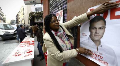 Consuelo Cruz, colombiana de 52 años y número 18 del PSOE por Madrid.