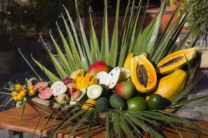 Frutas ex&oacute;ticas de Finca San Ram&oacute;n, en la Costa Tropical de Granada. 