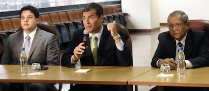El presidente ecuatoriano Rafael Correa.