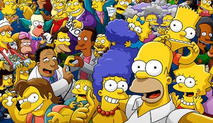 Personajes de 'Los Simpson'.