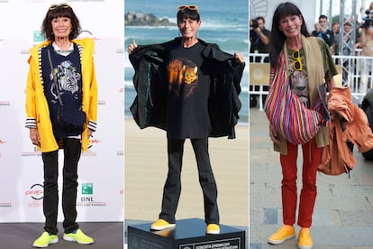 Geraldine Chaplin en S Moda: "Siempre llevo zapatos llamativos. Pero eso tiene un porqué. Es para evitar que me miren la cara y vean que soy un pellejo. La gente dice: Geraldine, qué zapatos tan raros llevas... y se olvidan de mis arrugas".