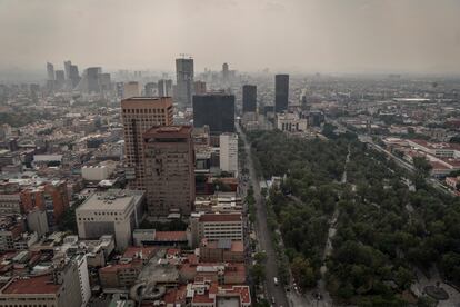 Vista de la contaminación en Ciudad de México