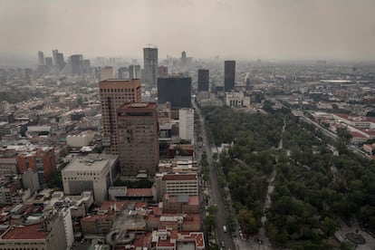 Vista de la contaminación en Ciudad de México