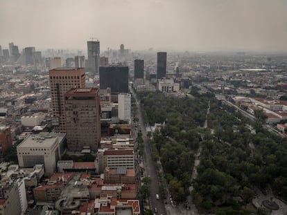 Vista de la contaminación en Ciudad de México