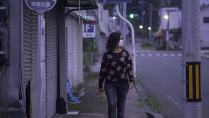 Alejandra Andrade en el programa de 'Fuera de cobertura' sobre Fukushima.