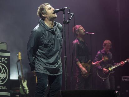 Liam Gallagher, en un concierto en Palafrugell (Girona) el pasado julio.