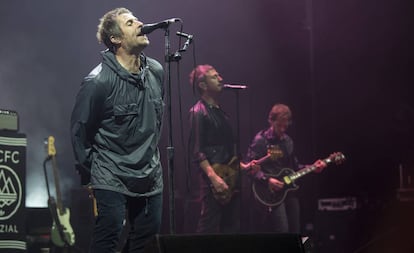 Liam Gallagher, en un concierto en Palafrugell (Girona) el pasado julio.