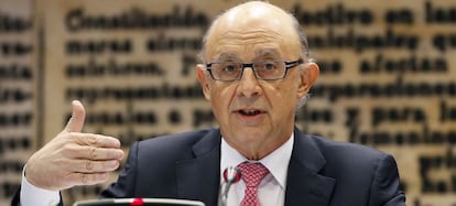 El ministro de Hacienda y Función Pública, Cristóbal Montoro.