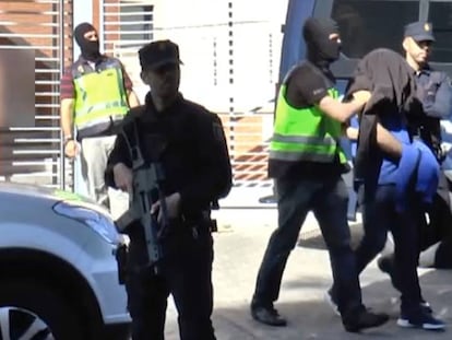 Uno de los presuntos yihadistas detenidos en junio de 2019 en Madrid en el marco de la Operación Warmor.