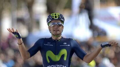 Juanjo Lobato, durante la Vuelta a Andalucía en 2015.