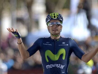 Juanjo Lobato, durante la Vuelta a Andalucía en 2015.