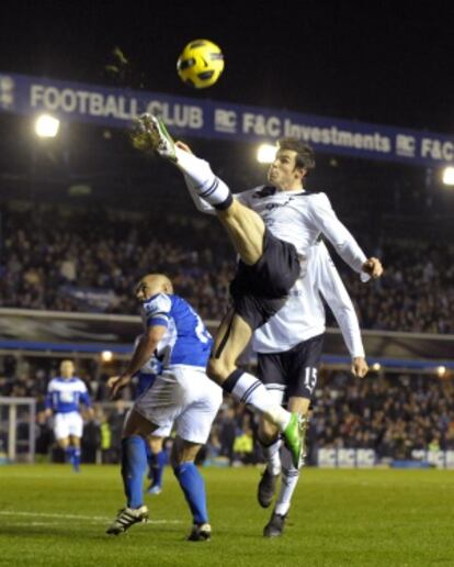 Gareth Bale, en un partido de los Tottenham Hotspurs.