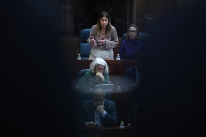 La coportavoz de Unidas Podemos en la Asamblea de Madrid y candidata a la Presidencia regional, Alejandra Jacinto.