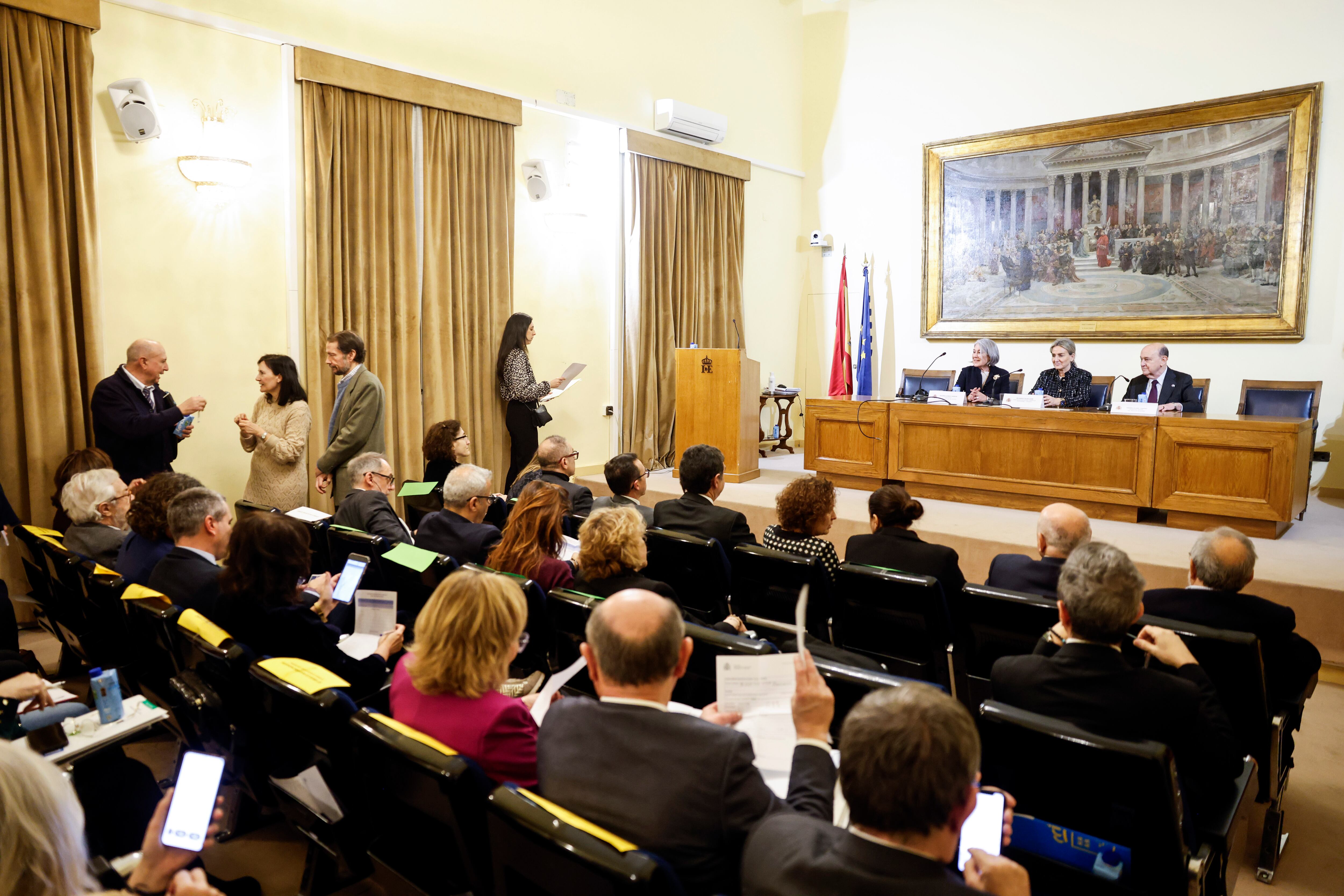 Plenario del Consejo Escolar del Estado celebrado en Madrid, este jueves. 